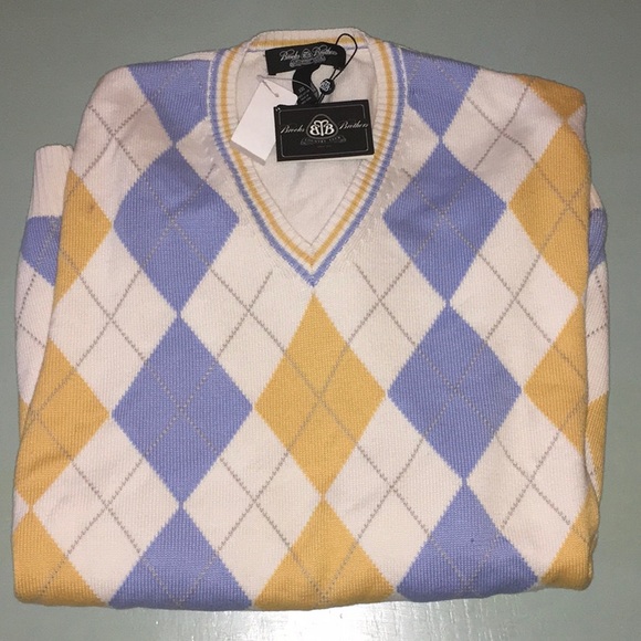Brooks Brothers Argyle sweater XXL - Picture 2 of 3